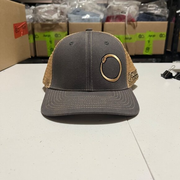 Classic Caps BlueRacer Midstream Trucker Hat Gray Tan New - Picture 12 of 12